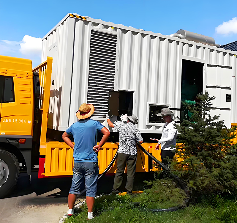 2 Units 1000kva container type diesel generators for Malaysia residential zones
