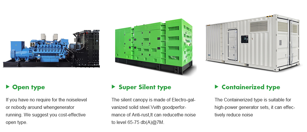 300-3500kVA Efficient MTU Diesel Generator Industrial Use