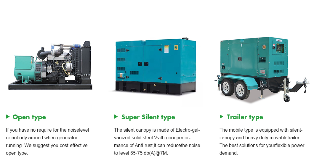 5-60kVA Silent Kubota Diesel Standby Generators