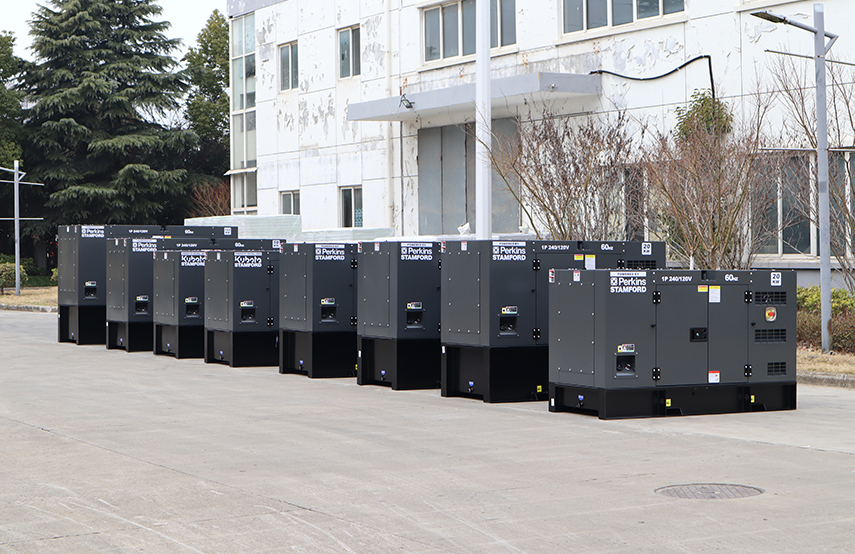 6Units Perkins Generators& 2Units Kubota Generators project for Canada