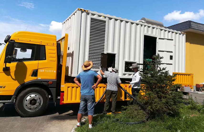 2 Units 1000kva container type diesel generators for Malaysia residential zones