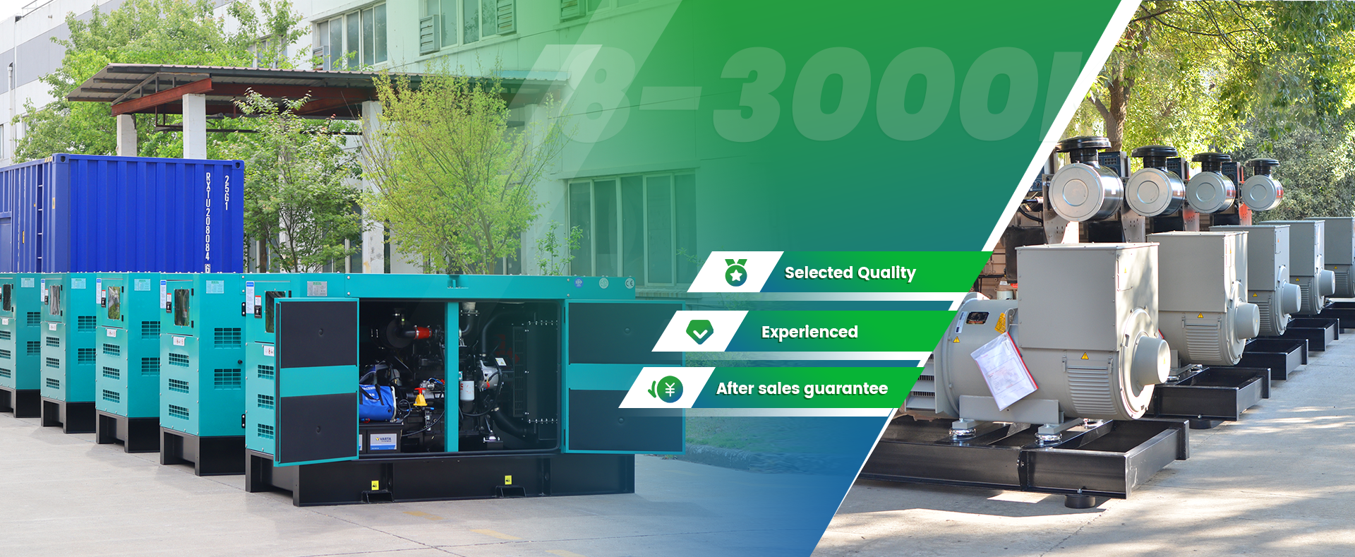 8-3000KVA diesel generator