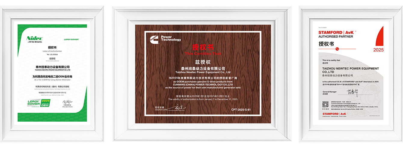 ISO 9001 Certification for Gasoline Generator Sets